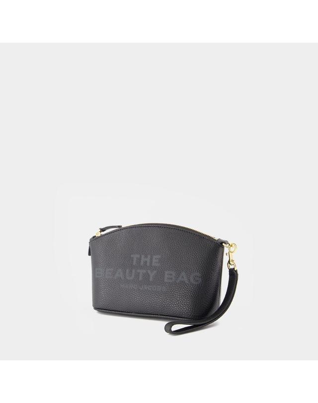 마크 제이콥스 [해외직구] 25 S/S 마크 제이콥스 더 뷰티 파우치 MARC JACOBS 레더 블랙 2R4SCP003S02-001 B0731564948 착용컷
