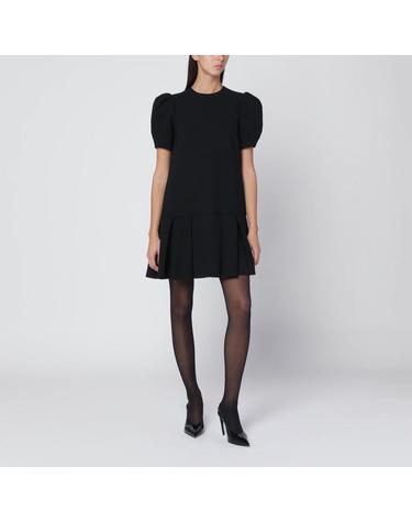 [해외직구] 25 F/W 모스키노 블랙 미니 드레스 WITH PLEATS 04465424-0555 B0051847188