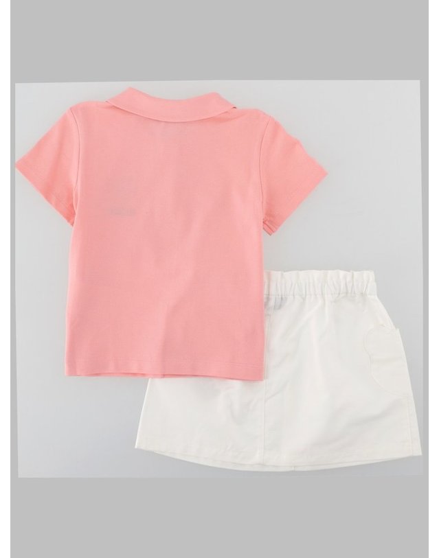 모스키노 [해외직구] 26 S/S 모스키노 셋 DA BAMBINA 폴로 E GONNA 콘 VITA ELASTICIZZATA (KIDS 상품) MDG01LK_LLA1482543 B0042126556 착용컷