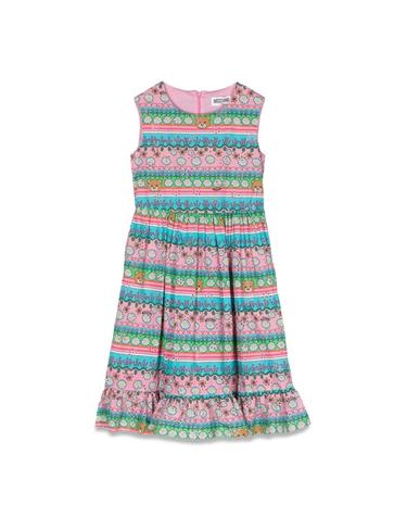 [해외직구] 23 S/S 모스키노 팬시 슬리브리스 드레스 (KIDS 상품) HDV0D2K_S0Q0984293 B0041487264