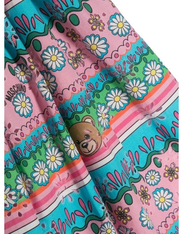 모스키노 [해외직구] 23 S/S 모스키노 패턴 스커트 (KIDS 상품) HDJ02IK_S0Q0984293 B0041487281 착용컷