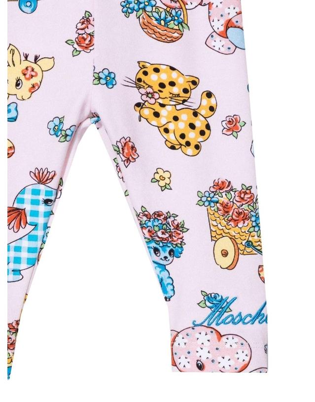 모스키노 [해외직구] 22 S/S 모스키노 레깅스 (KIDS 상품) MIP02NB_LBBA383262 B0040993566 착용컷
