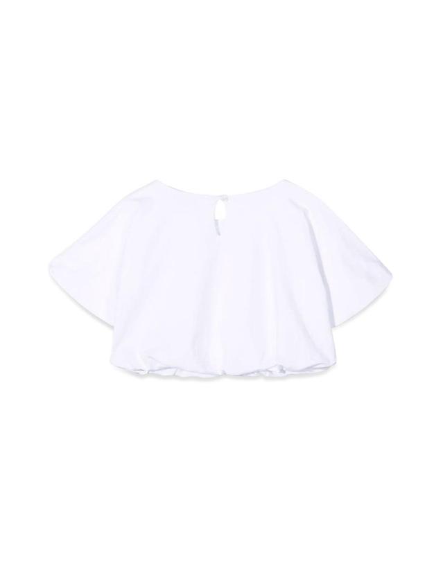 모스키노 [해외직구] 22 S/S 모스키노 티셔츠 (KIDS 상품) HDM04BK_LBA0010101 B0040993569 착용컷