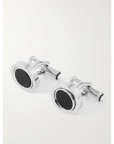 [해외직구] 25 S/S 몽블랑 스테인레스 스틸 오닉스 커프링크스 MB116664 B0081454746