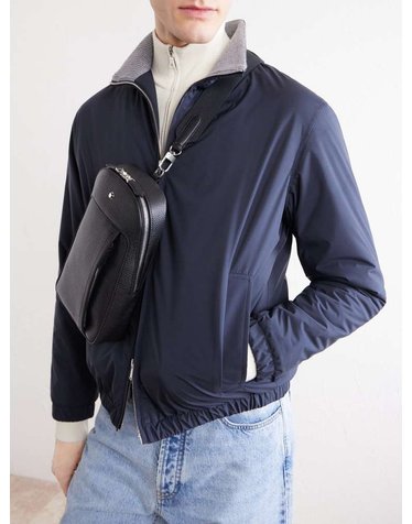 [해외직구] 26 F/W 몽블랑 COMPANION LOGOAPPLIQUED 풀그레인 레더 메신저 백 222885 B0082042109