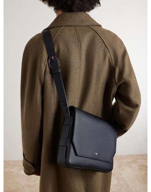 몽블랑 [해외직구] 26 S/S 몽블랑 사토리얼 크로스 레더 메신저 백 MB221578 B0081931714 착용컷