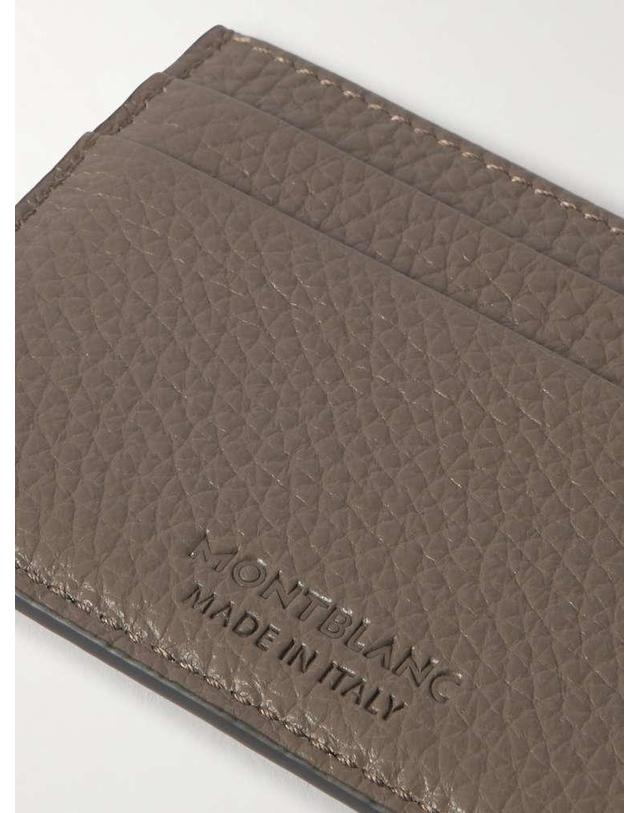 몽블랑 [해외직구] 26 S/S 몽블랑 풀그레인 레더 카드홀더 MB220218 B0081931728 착용컷