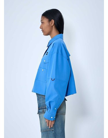 [해외직구] 26 S/S 미우미우 크롭 유틸리티 셔츠 MK2025 10RG F0237 B0111926902