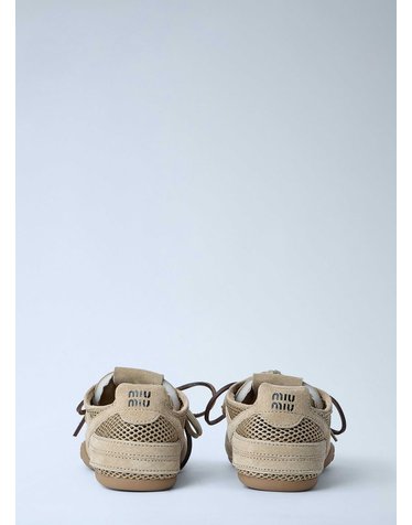 [해외직구] 26 S/S 미우미우 로프 & 스웨이드 스니커즈 5E589E 3KU1 F0F24 B0111928861