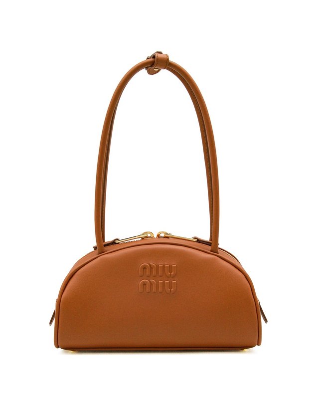 미우미우 [해외직구] 미우미우 COGNAC 레더 뷰 숄더 백 5BB192VOOO2CRWF0046 B0482021690 착용컷