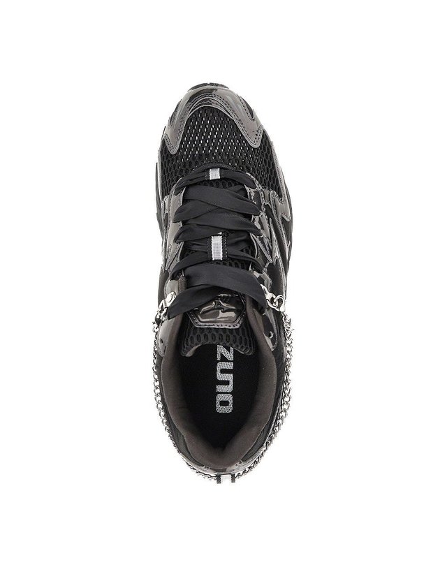 미즈노 [해외직구] 26 F/W 미즈노 웨이브 라이더 10 스니커즈 D1GA260E02BLACK B0132361843 착용컷
