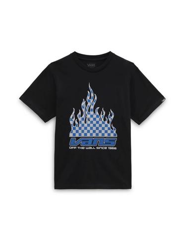 [해외직구] 23 S/S 반스 리플렉티브 체커보드 플레임 티셔츠 (KIDS 상품) VN0007ZNK_BLK1 B0041504878