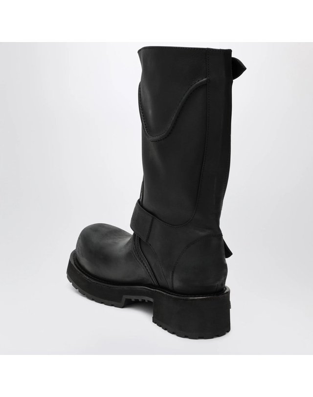 발렌시아가 [해외직구] 25 F/W 발렌시아가 VENOM 블랙 카프스킨 부츠 833585WCAL1-1080 B0051840556 착용컷