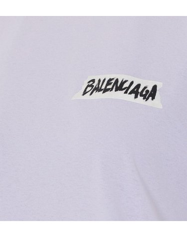 [해외직구] 26 S/S 발렌시아가 MASKING 테이프 미디엄 핏 티셔츠 850990/TTVL69012 B0011905706
