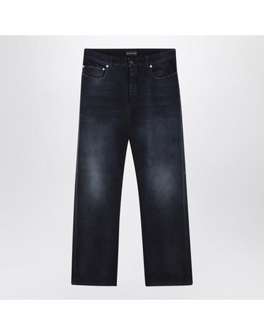 [해외직구] 26 S/S 발렌시아가 와이드레그 블루 WASHEDEFFECT 진 857194TTW64-8074 B0051908355