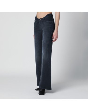 [해외직구] 26 S/S 발렌시아가 네이비 블루 진 WITH 커브 웨이스트 848019TTW64-8074 B0051947799
