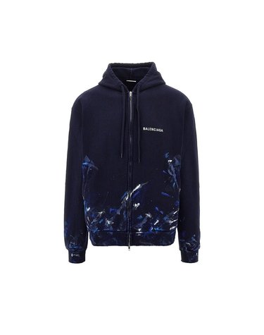 [해외직구] 26 F/W 발렌시아가 페인트 SPLATTER 풀집 후드 8503388065 B0132523725