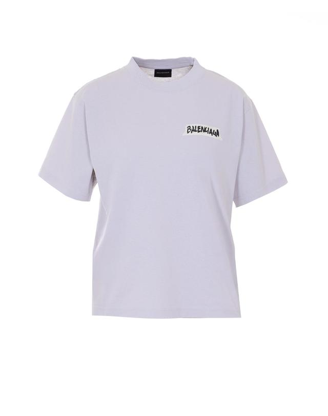발렌시아가 [해외직구] 26 S/S 발렌시아가 MASKING 테이프 미디엄 핏 티셔츠 850990/TTVL69012 B0011905706 착용컷