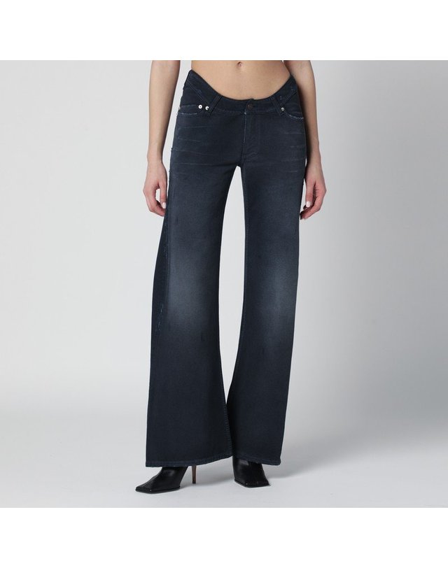 발렌시아가 [해외직구] 26 S/S 발렌시아가 네이비 블루 진 WITH 커브 웨이스트 848019TTW64-8074 B0051947799 착용컷
