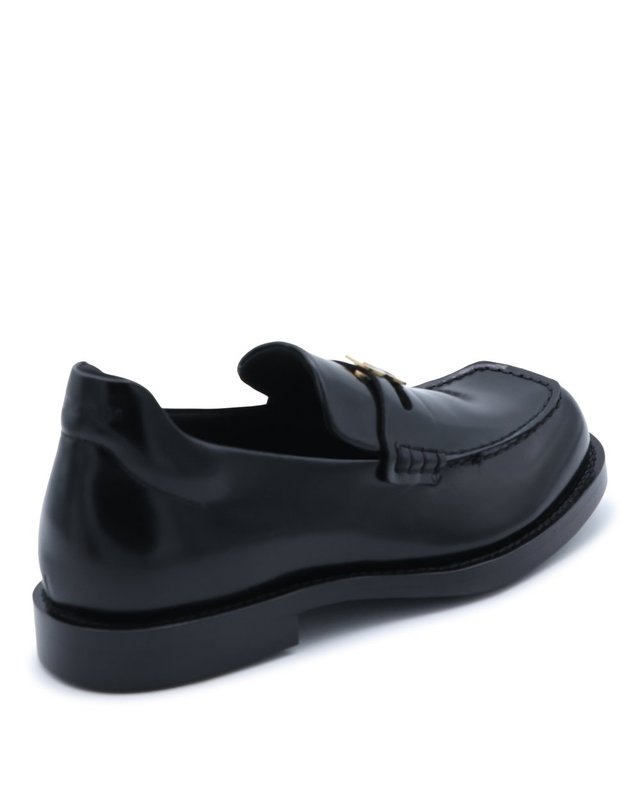발렌시아가 [해외직구] 발렌시아가 블랙 레더 COMFY 로퍼 876333WBEC11087 B0482247335 착용컷