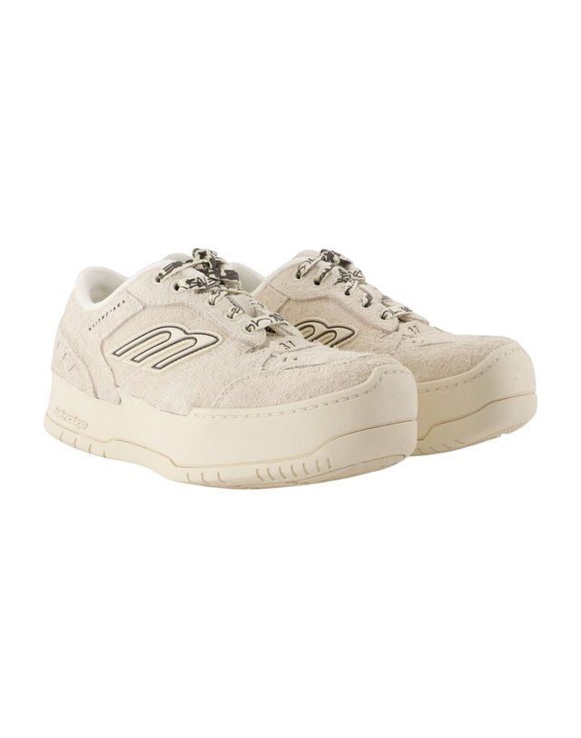 발렌시아가 [해외직구] 26 F/W 발렌시아가 HAMPTONS 스니커즈 발렌시아가 레더 베이지 856420-WHMPS-9910 B0732237941 착용컷