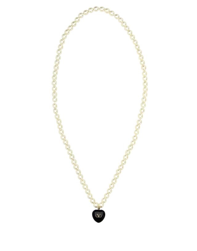 발렌티노 [해외직구] 발렌티노 목걸이 (L90) CUORE 6W2J0Y07LTD QYL B0441509504 착용컷