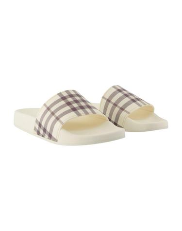 [해외직구] 26 S/S 버버리 LF 펄리 L 체크 샌들 BURBERRY 신세틱 베이지 8119283-B2529 B0731882117