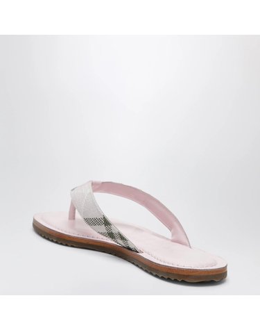 [해외직구] 26 S/S 버버리 핑크 PAVILION 샌들 WITH 체크 패턴 8123026166370-A5961 B0052001082