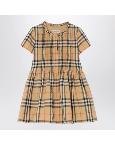 [해외직구] 26 F/W 버버리 체크 코튼 드레스 (KIDS ) 8126828171444-B9368 B0052192653