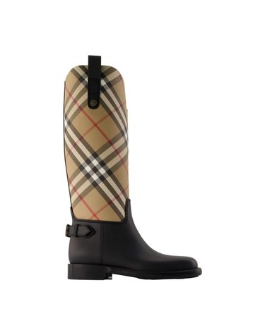 [해외직구] 26 F/W 버버리 LF CAVALIER 부츠 BURBERRY 신세틱 멀티컬러 8135195-A7028 B0732297480