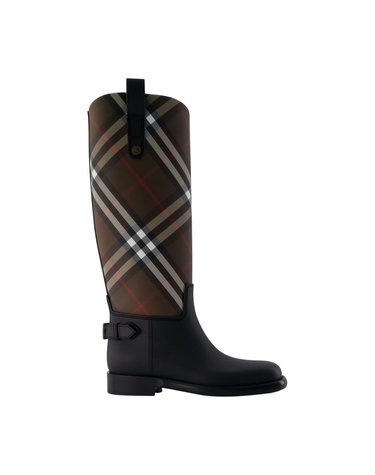 [해외직구] 26 F/W 버버리 LF CAVALIER 부츠 BURBERRY 신세틱 브라운 8135196-C6741 B0732334619