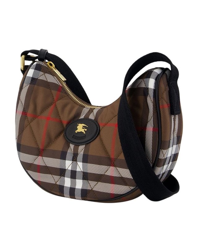 버버리 [해외직구] 26 F/W 버버리 LL HORSESHOE S21 숄더 백 BURBERRY 나일론 브라운 8132551-B1121 B0732334615 착용컷