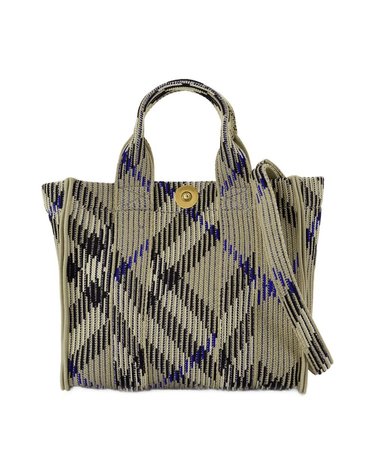 [해외직구] 25 S/S 버버리 미니 니트 쇼퍼 백 BURBERRY 나일론 NEUTRAL 8090404-B9629 B0731601875