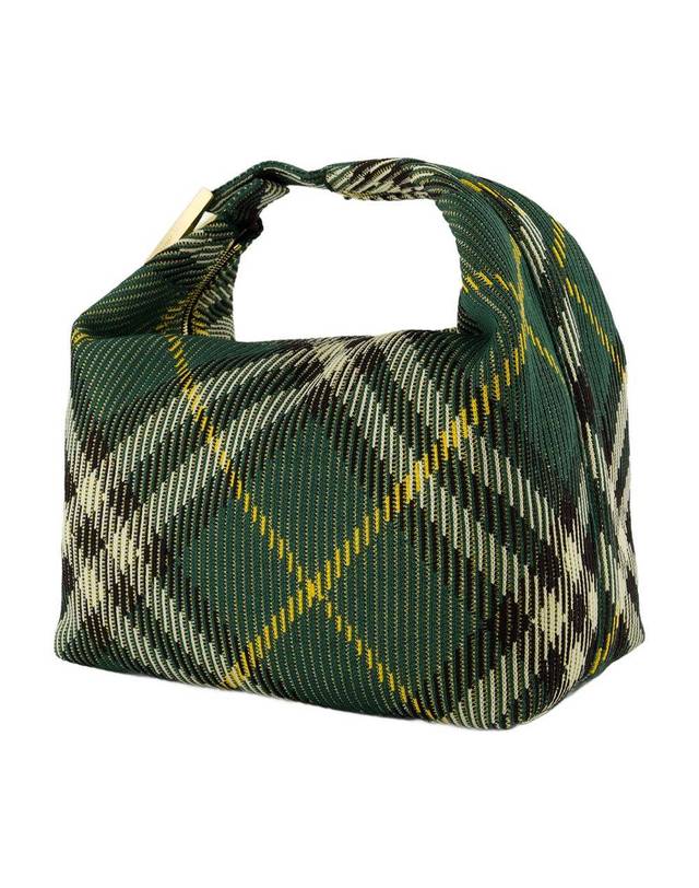 버버리 [해외직구] 25 S/S 버버리 미디엄 PEG 숄더 백 BURBERRY 나일론 그린 8082047-B8636 B0731497478 착용컷