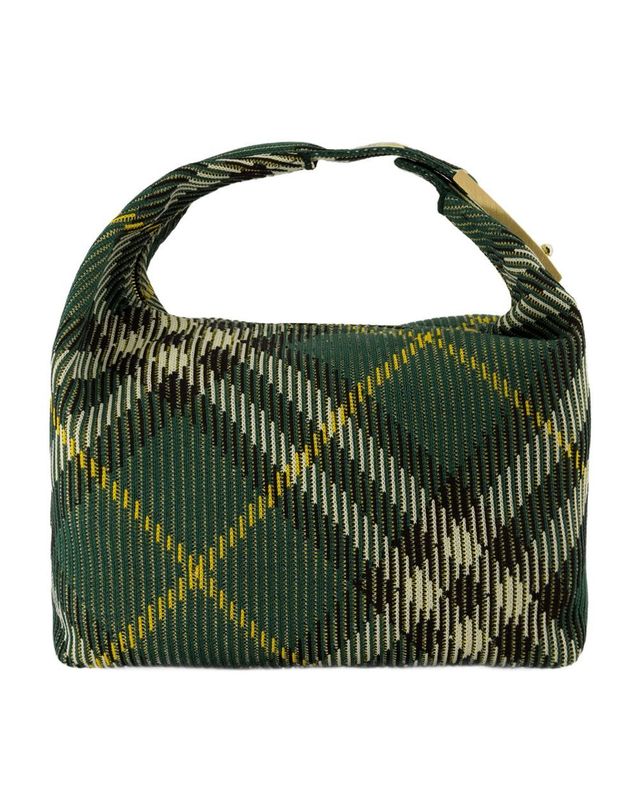 버버리 [해외직구] 25 S/S 버버리 미디엄 PEG 숄더 백 BURBERRY 나일론 그린 8082047-B8636 B0731497478 착용컷