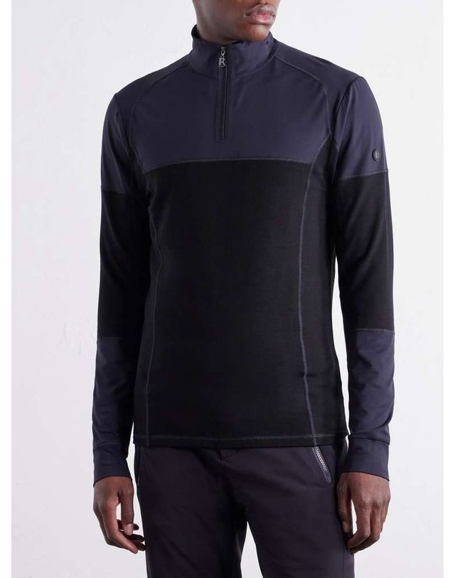보그너 [해외직구] 보그너 MARINO 패널 스트레치 하프지퍼 스키 MIDLAYER 51299228 B0082496269 착용컷