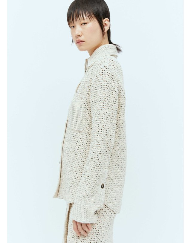 보테가 베네타 [해외직구] 24 S/S 보테가 베네타 텍스처 니트 셔츠 782284 V3WM0 9227 B0111077115 착용컷