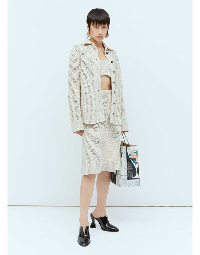 보테가 베네타 [해외직구] 24 S/S 보테가 베네타 텍스처 니트 셔츠 782284 V3WM0 9227 B0111077115 착용컷