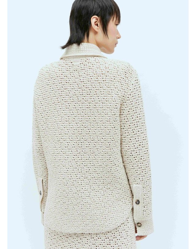 보테가 베네타 [해외직구] 24 S/S 보테가 베네타 텍스처 니트 셔츠 782284 V3WM0 9227 B0111077115 착용컷