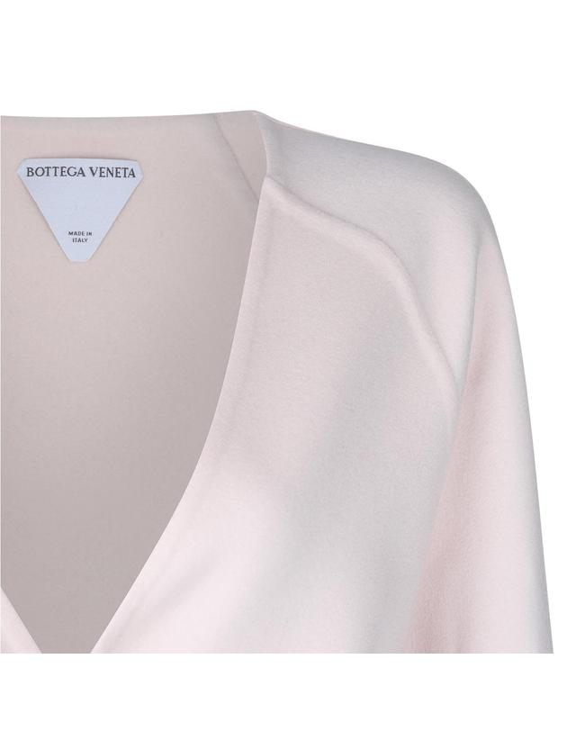 보테가 베네타 [해외직구] 보테가 베네타 라이트 핑크 울 코트 836337V3OO05974 B1041687837 착용컷