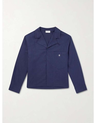 [해외직구] 26 F/W 셀린느 로고-엠브로이드 코튼 & 린넨블렌드 셔츠 RC0CO3318. B0081997363