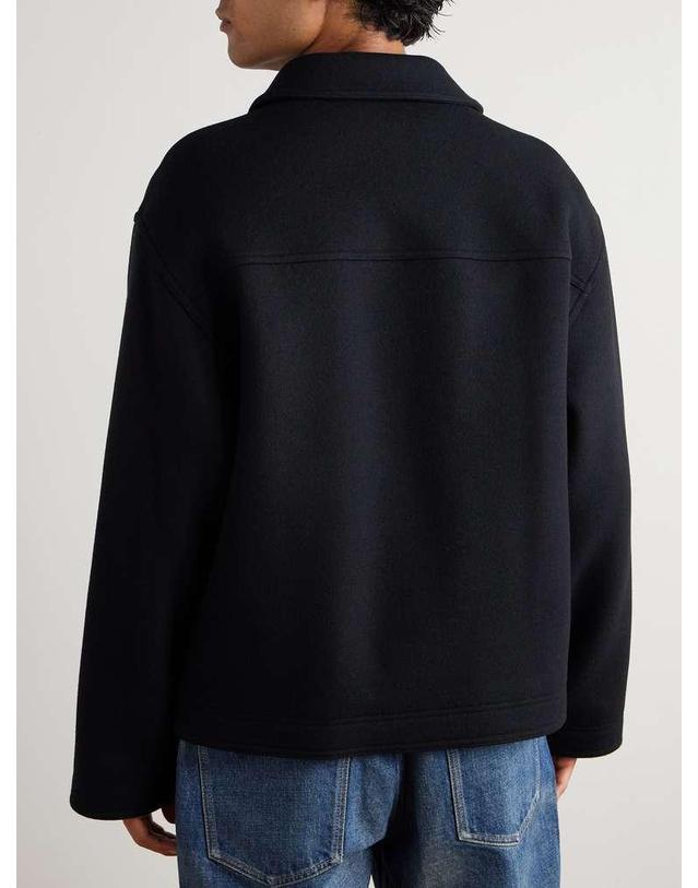 셀린느 [해외직구] 26 S/S 셀린느 로고-엠브로이드 울펠트 자켓 RV0Q9814E. B0081933430 착용컷