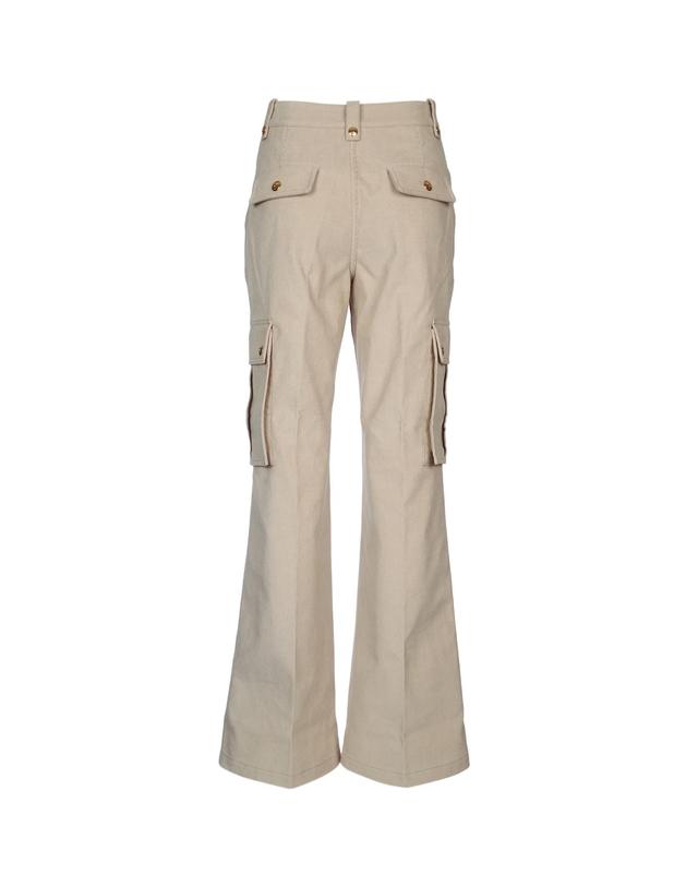 셀린느 [해외직구] 셀린느 PANTALON 카고 TAILLE HAUTE RP0130L13 02BG B0441636781 착용컷