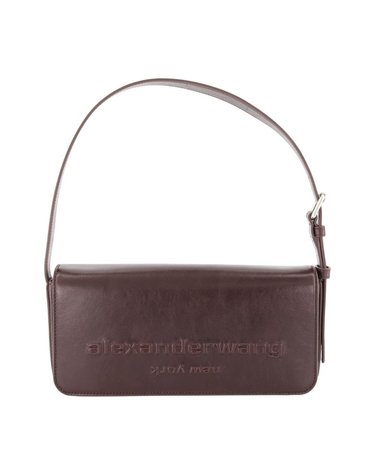 [해외직구] 26 F/W 알렉산더 왕 PUNCH 플랩 숄더 백 ALEXANDER WANG 레더 브라운 20426K55L-602 B0732279983