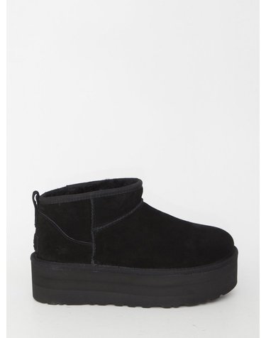 [해외직구] 26 F/W 어그 WOMENS 클래식 ULTRA 미니 플랫폼 부츠 1135092BLK B0022504268