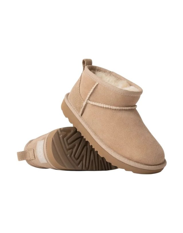 어그 [해외직구] 어그 체스너트 레더 ANKLEBOOTS (KIDS 상품) 1130750KCHE B0302314048 착용컷