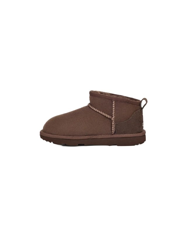 어그 [해외직구] 어그 브라운 레더 ANKLEBOOTS (KIDS 상품) 1130750KBCDR B0302314630 착용컷