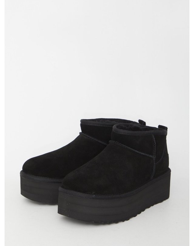 어그 [해외직구] 26 F/W 어그 WOMENS 클래식 ULTRA 미니 플랫폼 부츠 1135092BLK B0022504268 착용컷
