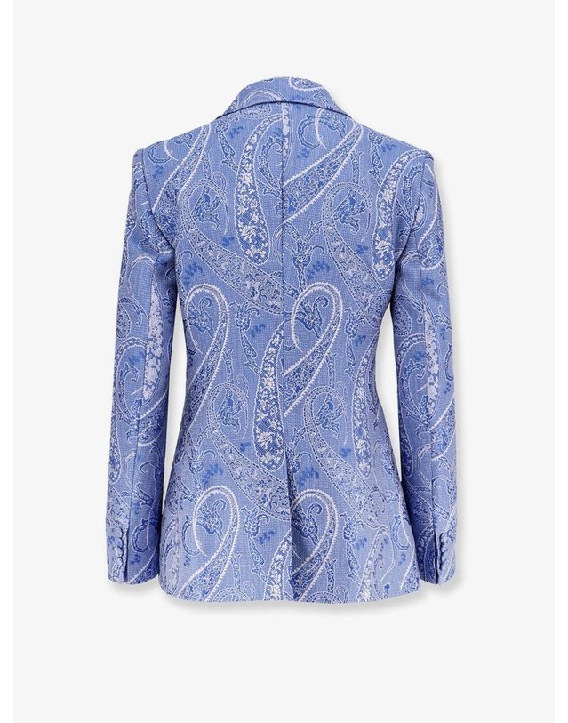 에트로 [해외직구] 26 S/S 에트로 실크 블렌드 싱글브레스트 블레이저 WRCA000999TJA92S9884 B0651866819 착용컷