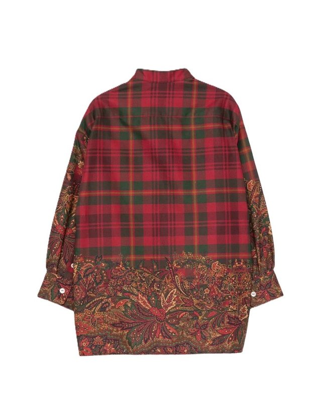 에트로 [해외직구] 에트로 체크 페이즐리 셔츠 (KIDS 상품) GZ5A20P0632418MC B0302322139 착용컷